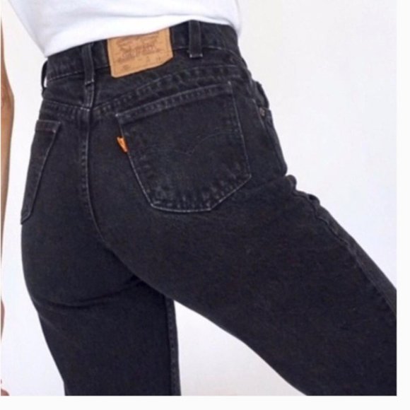 Levi's Denim - Vintage Black 15961 Levi's High Rise USA Made